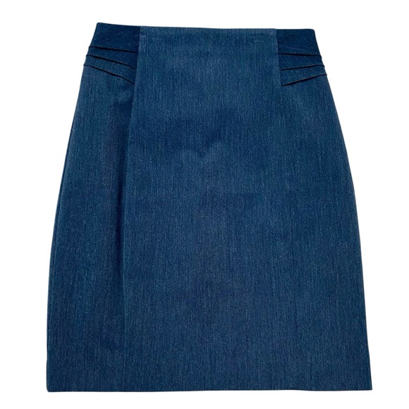 Express Gray Tailored Pencil Skirt Size 2 — Lined Workwear Classic - Picture 1 of 10